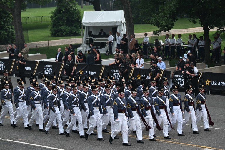 Trump's parade ridiculed, as Hollywood cashes in