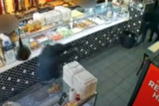 Shock footage emerges of kebab shop shooting