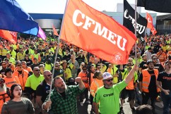 ‘We will win’: CFMEU workers take to streets