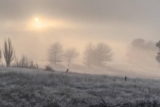 The winter solstice is her, but the coldest is to come