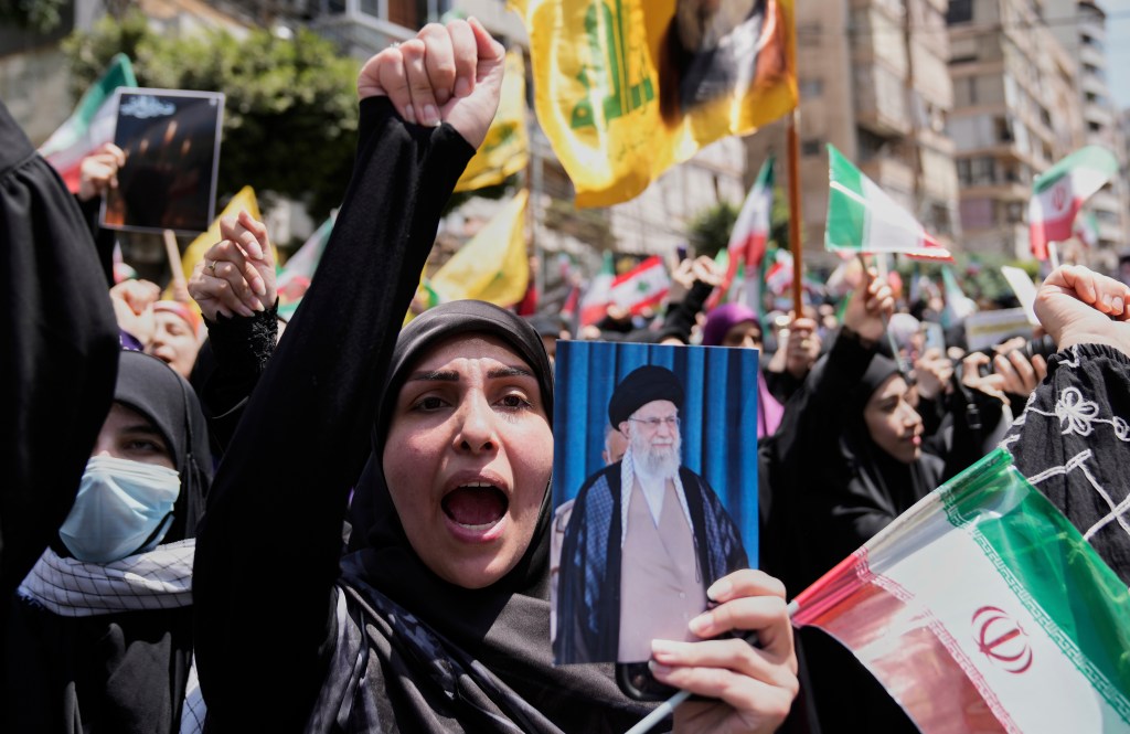 Lebanon Iran Israel war protest