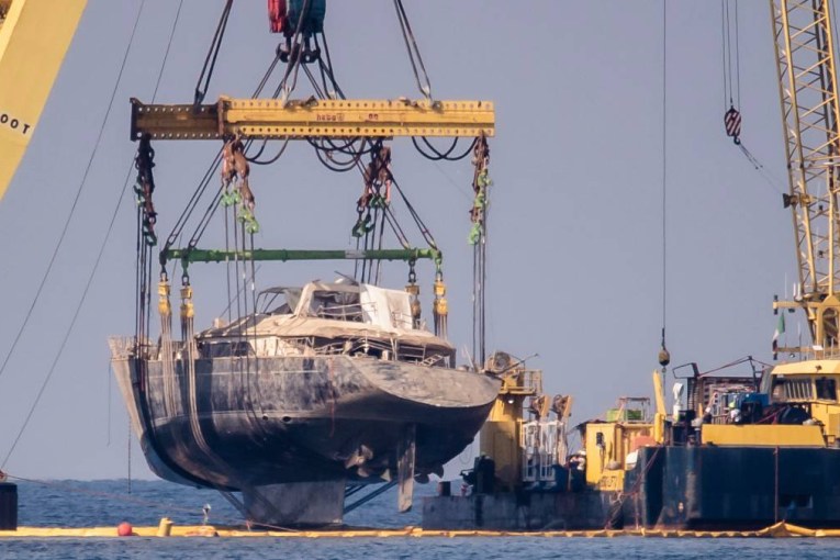 Tycoon's superyacht hauled up for clues to tragic puzzle