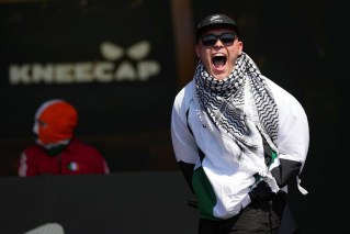 Defiant Irish hip-hop group stirs up Glastonbury