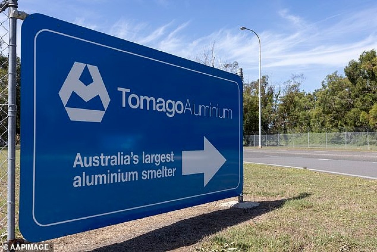 The smelter produces about a quarter of Australia’s primary aluminium.
