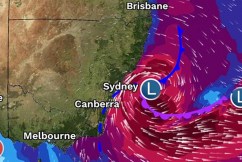 'Bombing low' to bring rain, gales to east coast