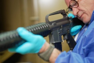 Inside top-secret lockup destroying tonnes of guns