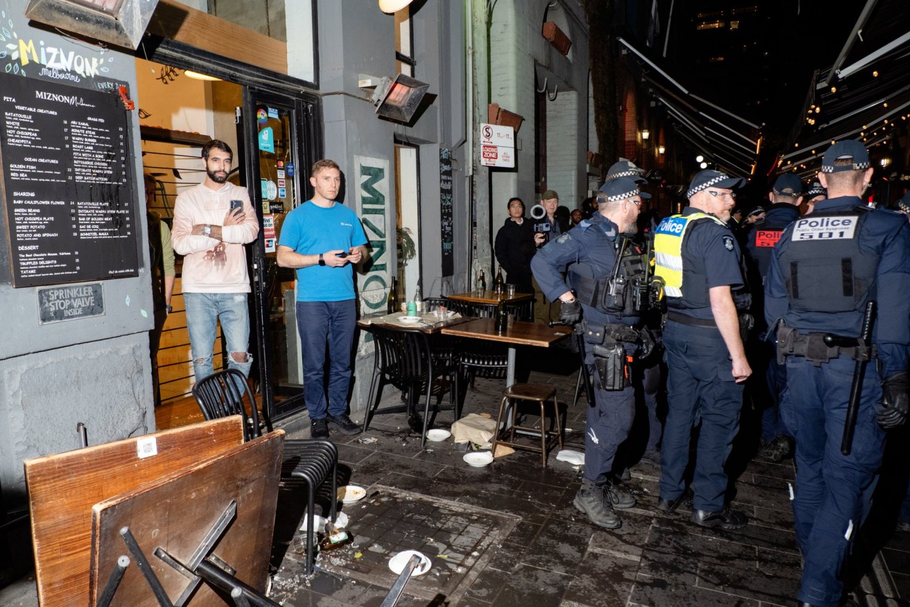 The Israeli restaurant Miznon was attacked on Friday night in Melbourne.
