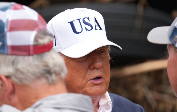 Trump, Melania arrive in flood-stricken Texas