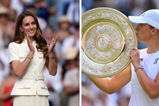 Kate at Wimbledon for historic and merciless Swiatek victory