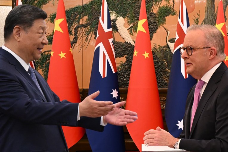 ‘Relationship has recovered’: Smiling Xi hosts Albanese