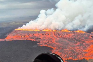 Evacuations as volcano puts on spectacular show