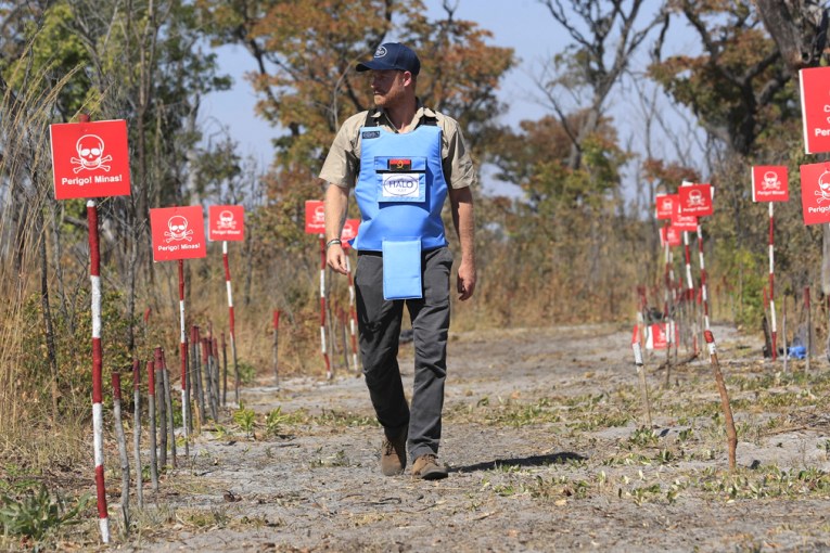 Harry retraces Diana's footsteps through mines