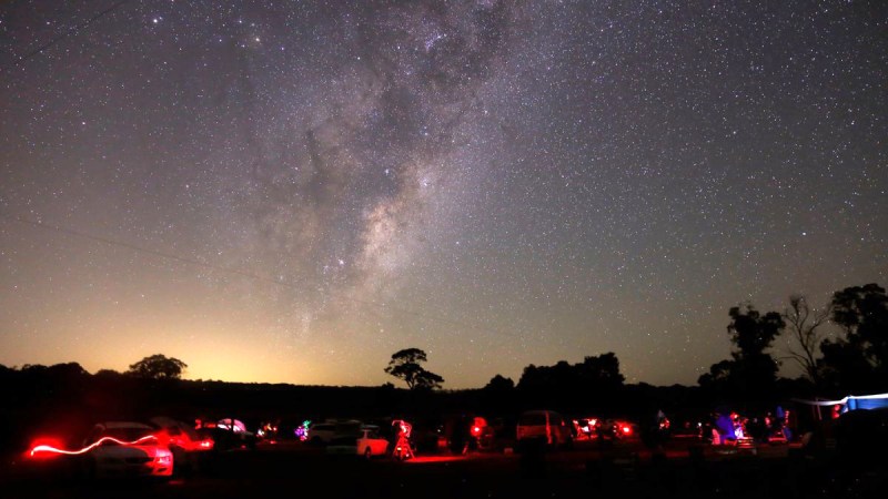 star gazing