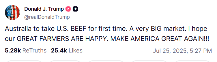 beef Australia US