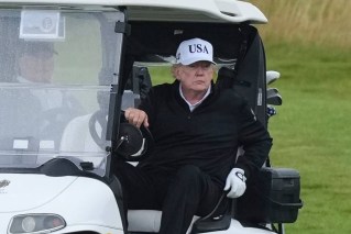 Big Trump trade talks after Epstein-dodging golf