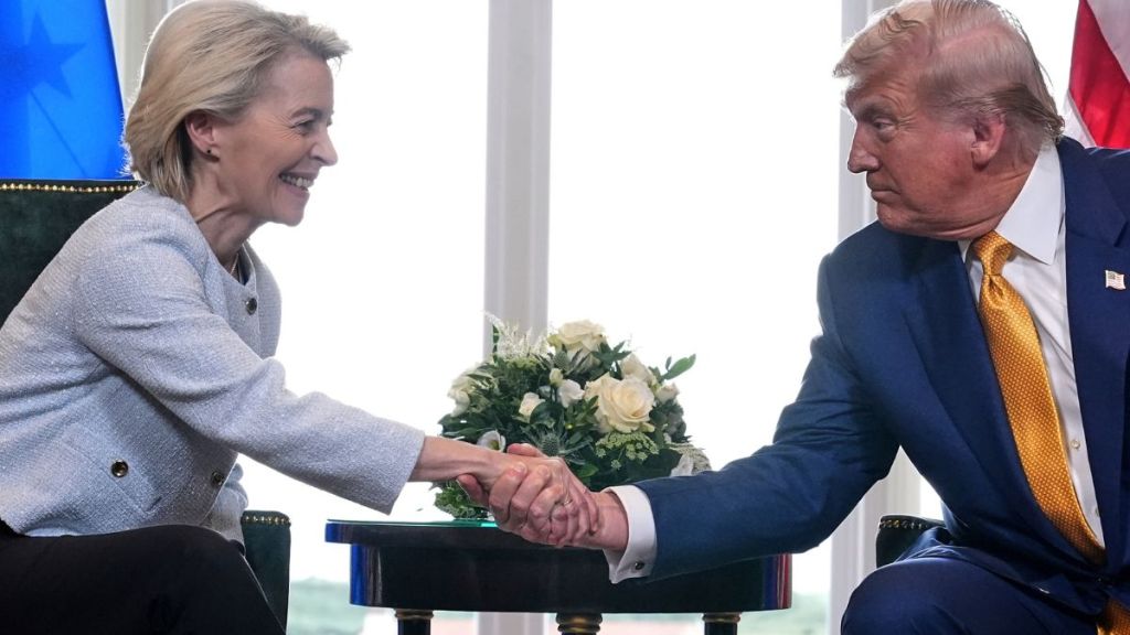Trump and von der Leyen
