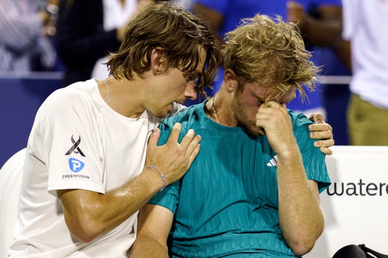 Astonishing scenes after de Minaur win