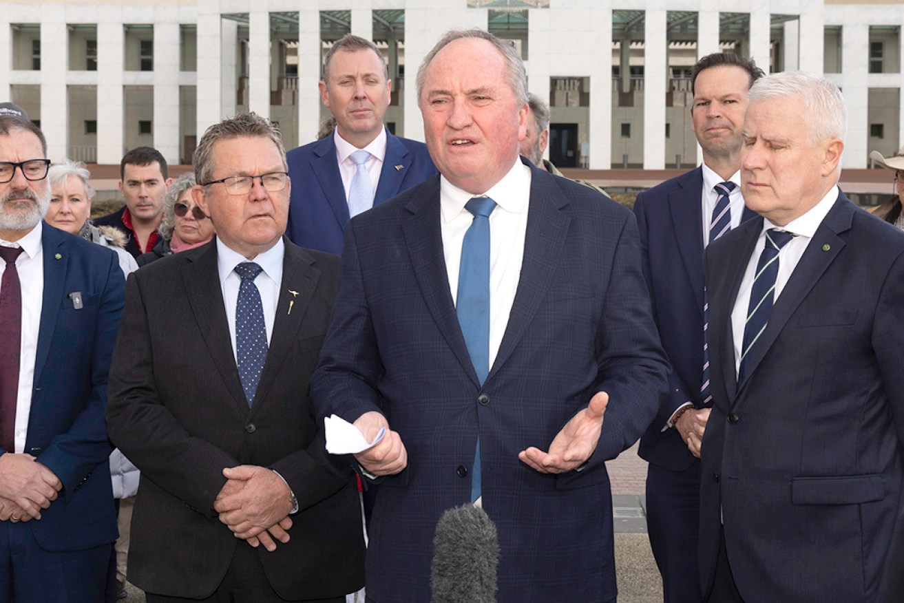 Barnaby Joyce wants the Coalition to ditch support for Australia's net-zero emissions target.