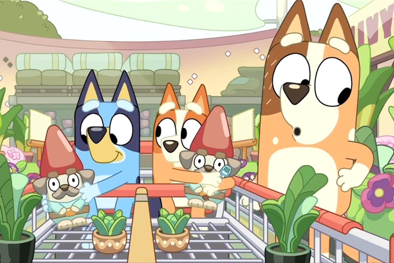 The controversial episode shows the Heeler family shopping at their local hardware.