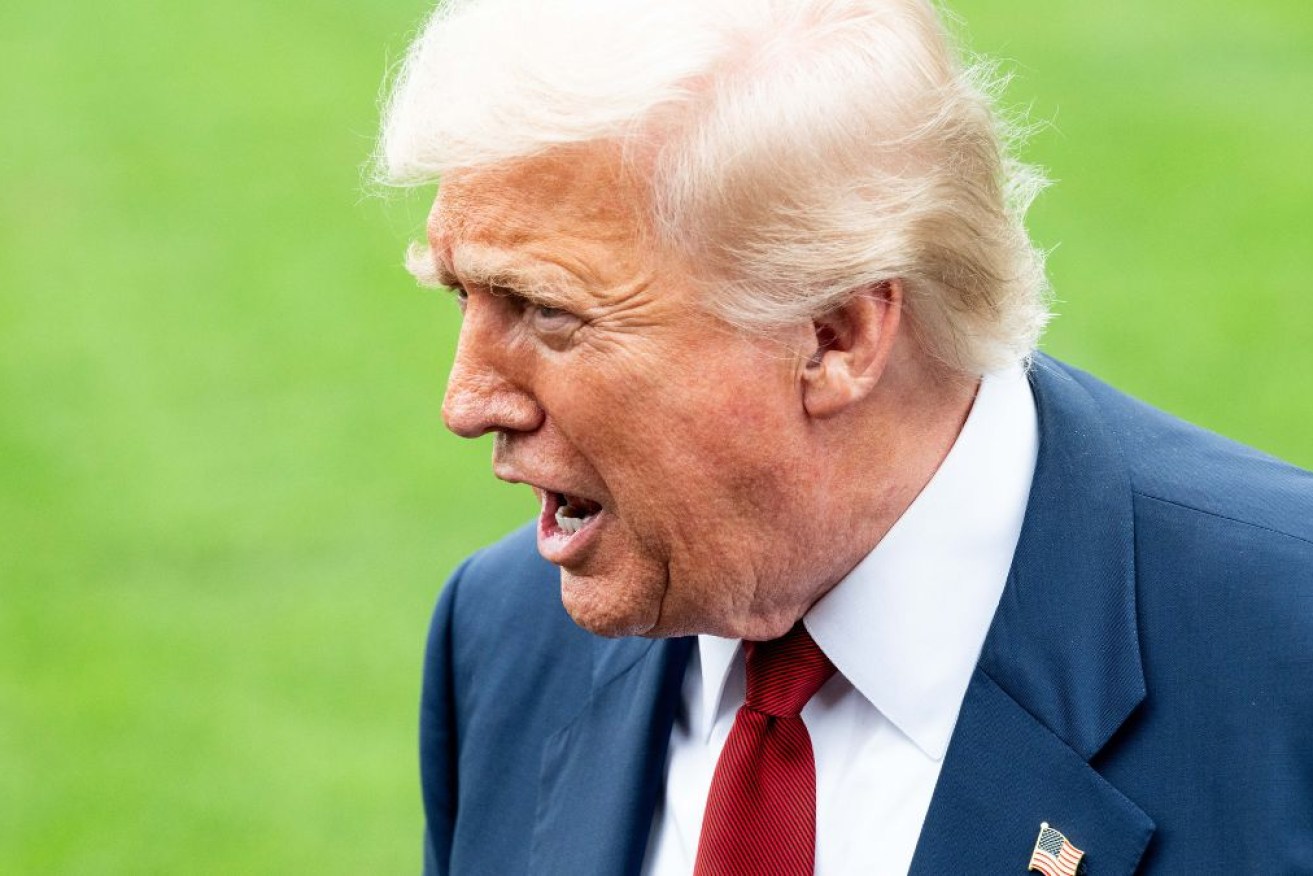 US President Donald Trump has taken a hardline bargaining position.