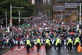 A collective howl of protest on the Harbour Bridge