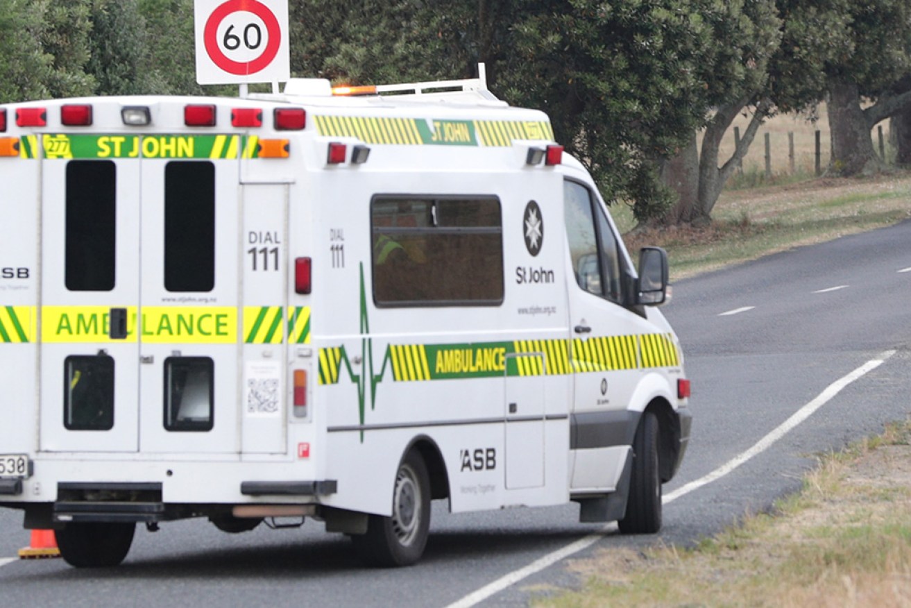 A two-year-old girl is recovering in hospital after being found in a suitcase on a New Zealand bus.