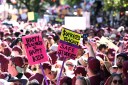Thousands of striking teachers take to the streets