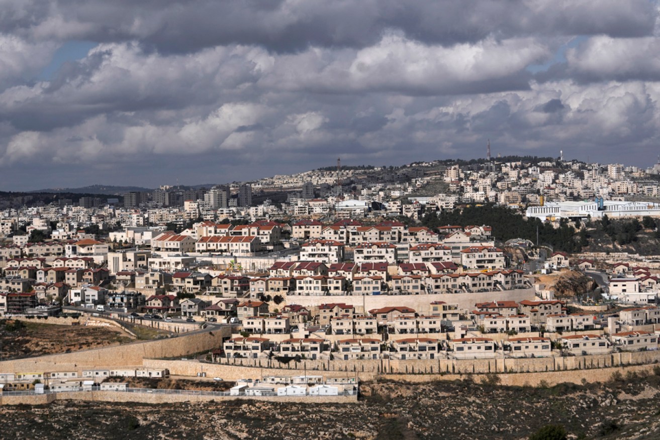 The West Bank Jewish settlement of Efrat. Photo: AAP