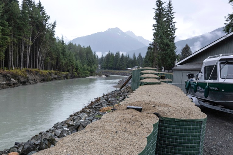 Evacuations as glacier releases record floodwater