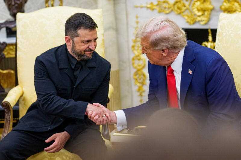 Zelensky and trump