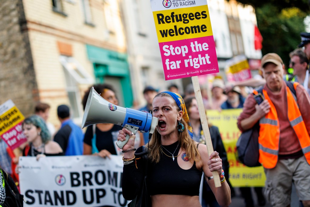 United Kingdom asylum protests