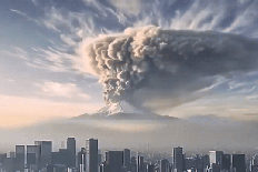 ‘Terrifying’ footage reveals Fuji eruption