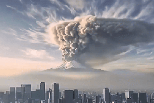 ‘Terrifying’ footage reveals Fuji eruption