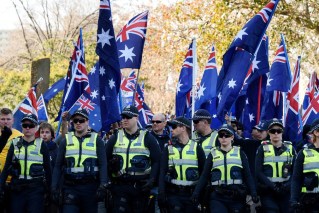Threat warning lingers over anti-migrant rallies