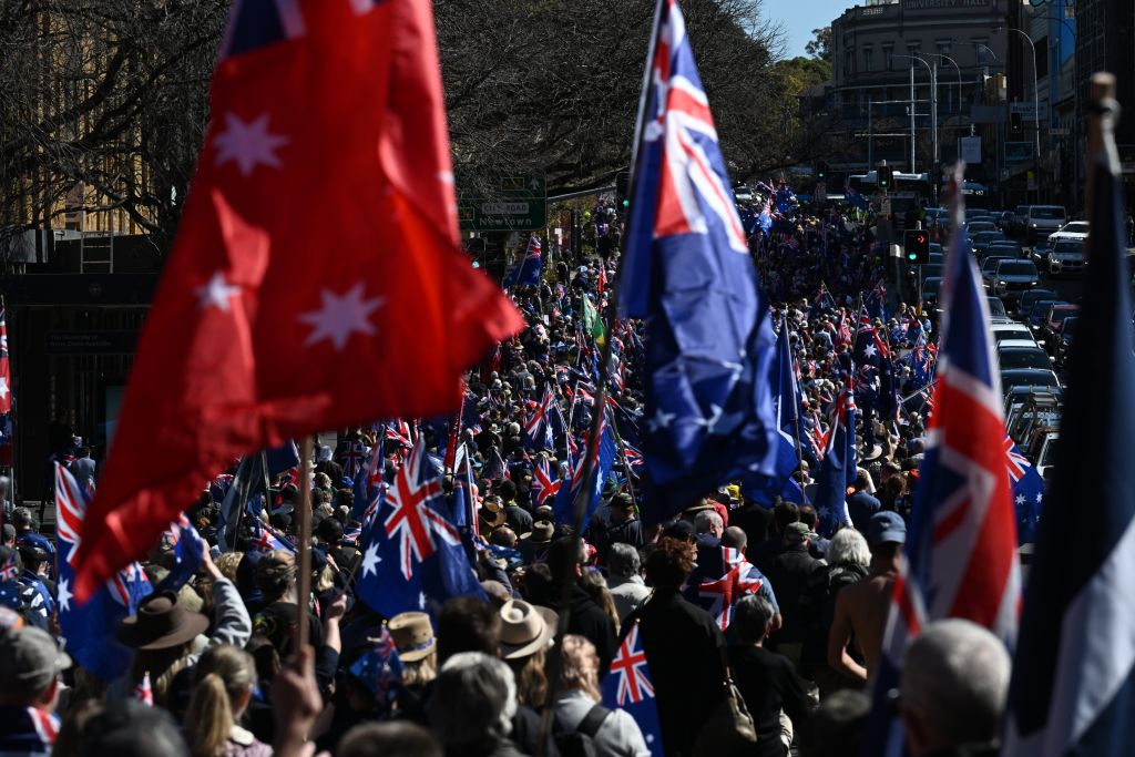 anti-immigration rally Sydney