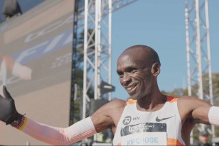 Runner Eliud Kipchoge heads Down Under