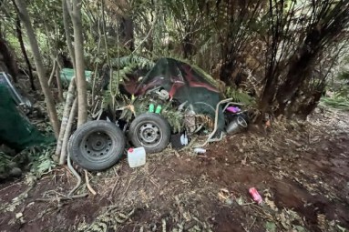 Fugitive dad's camp uncovered as kids found