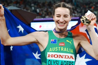 Olyslagers soars to high jump gold in Tokyo