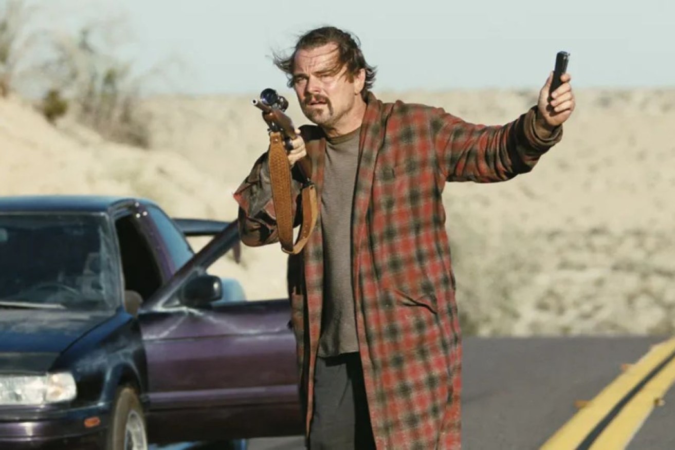 Leonardo DiCaprio plays a washed-up revolutionary in <i>One Battle After Another.</i>