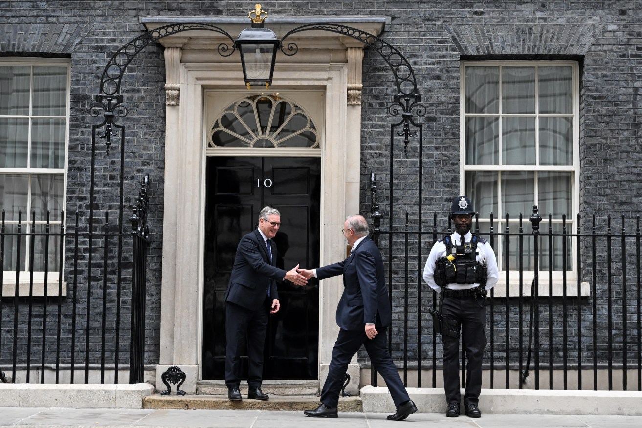 UK Prime Minister Keir Starmer has welcomed Prime Minister Anthony Albanese to Downing Street.
