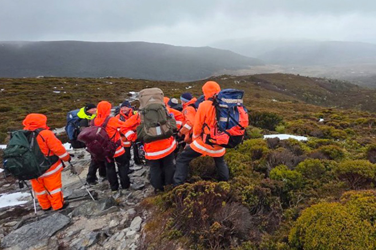 Rescue crews were sent to help bushwalkers in tough weather conditions.