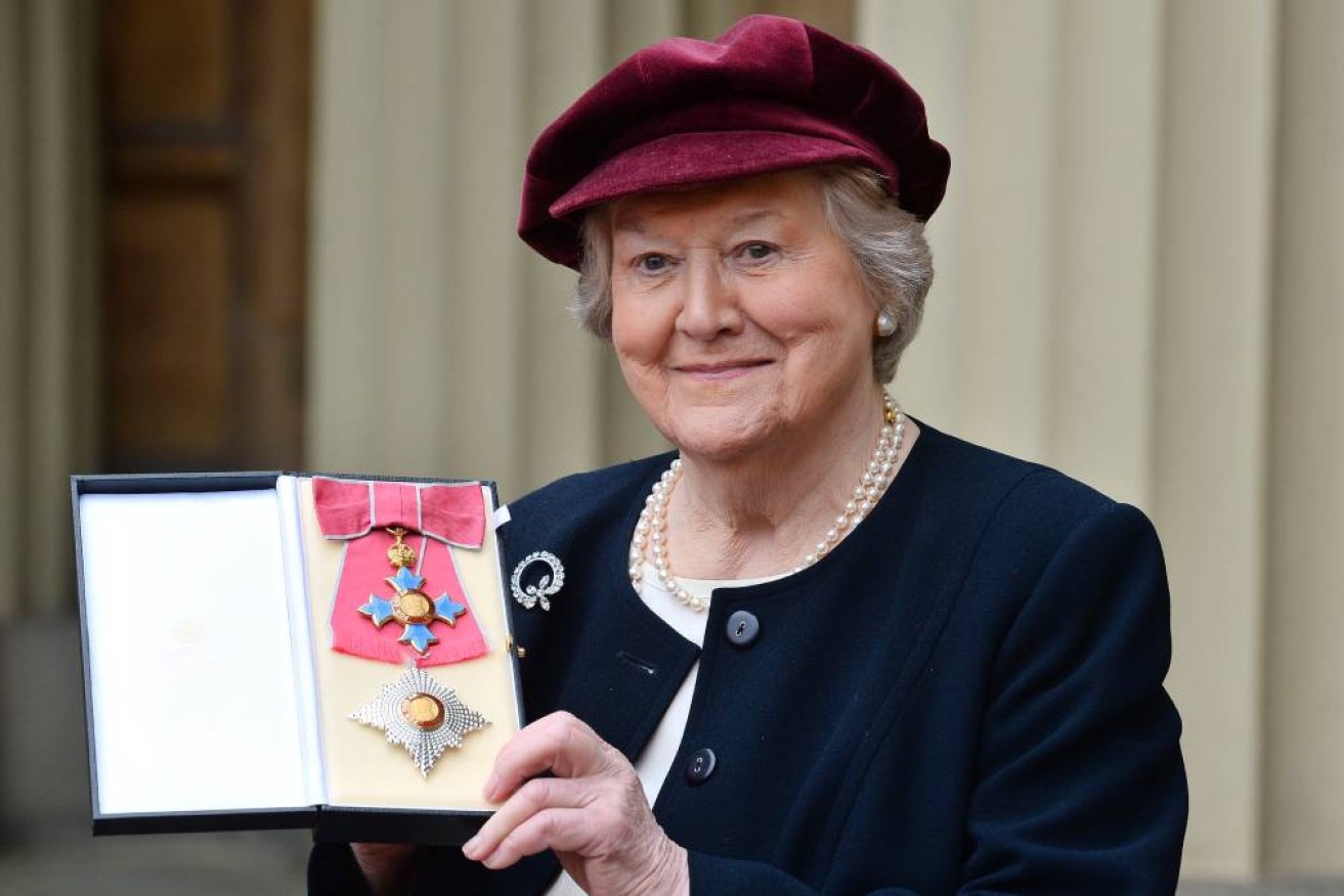 Patricia Routledge after being made a Dame for services to the theatre and charity in 2017.