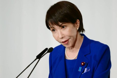 Japan’s PM-in-waiting smashes glass ceiling