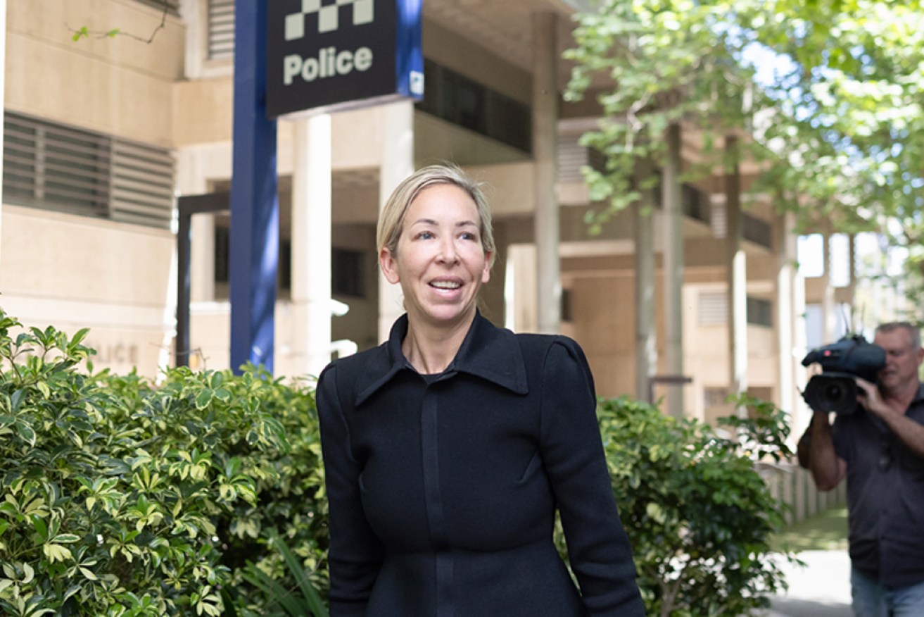 Nathalie May Matthews was arrested at Sydney Airport on an outstanding warrant.