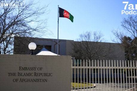 Inside the embassy run by exiles