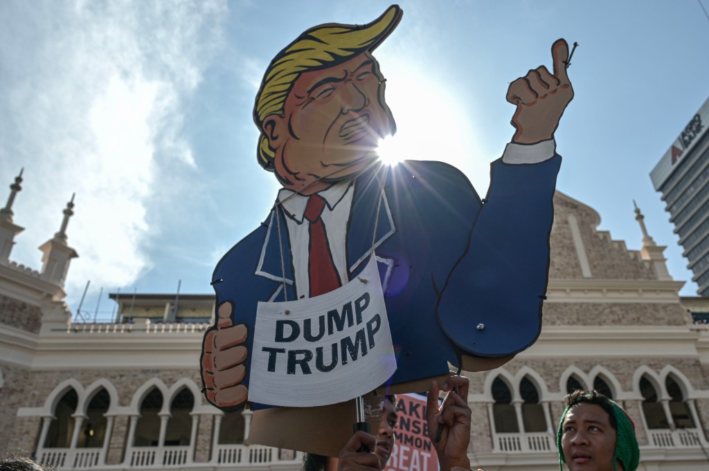 Trump protest ASEAN