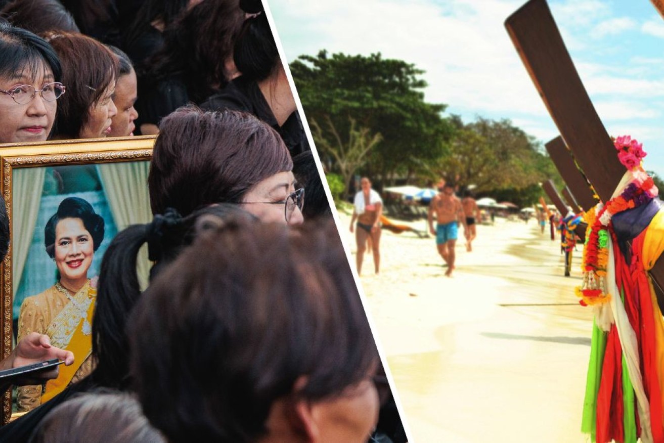 Thais have begun a year of mourning after the death of the Queen Mother.