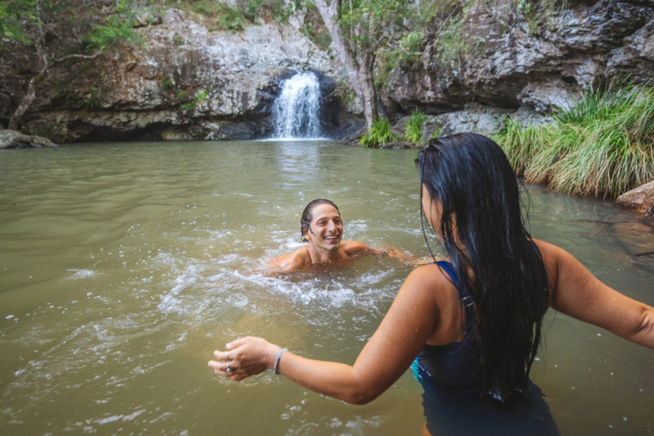 Kondalilla Falls, near Montville, are a popular spot for Sunshine Coast local.