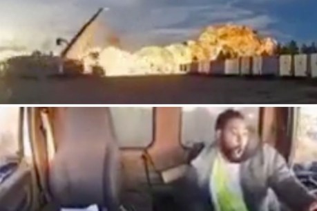Dashcam captures fiery plane tragedy unfold
