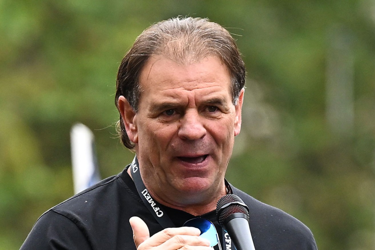 John Setka was arrested at his home in Melbourne's inner west. <i>Photo: AAP</i>